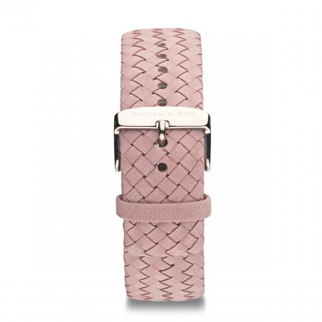 Leather Strap "Rose Woven Leather"
